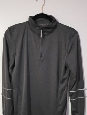 Quarter-Zip Pullover 'I Can't. My Kids Have Gymnastics' Graphic.  Size M.